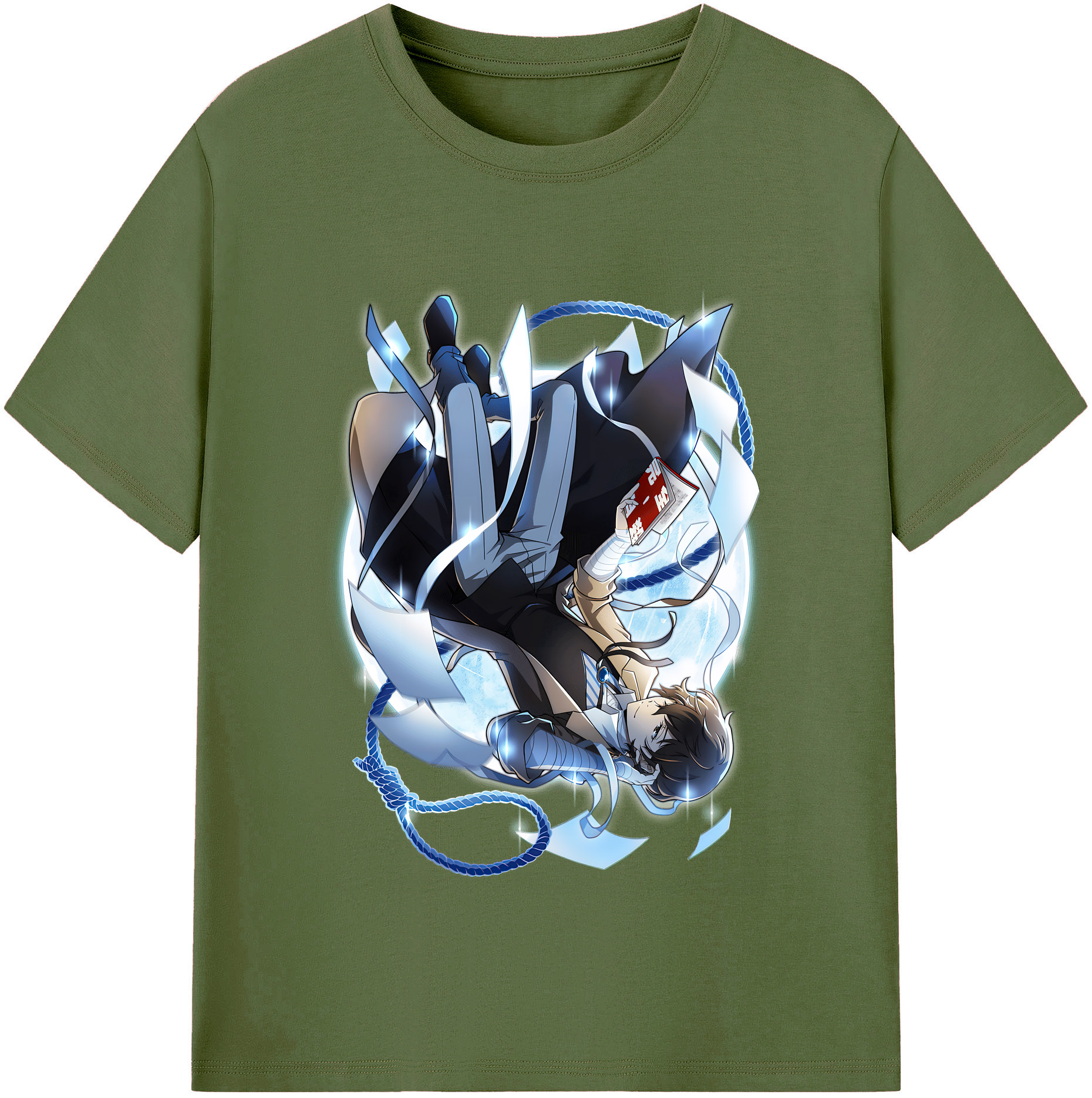（画像用） 文豪ストレイドッグス Bungo Stray Dogs 綿100％半袖Tシャツ（フロントプリント）